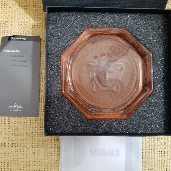 New "Versace" Glass Dish - Picture 4 of 5